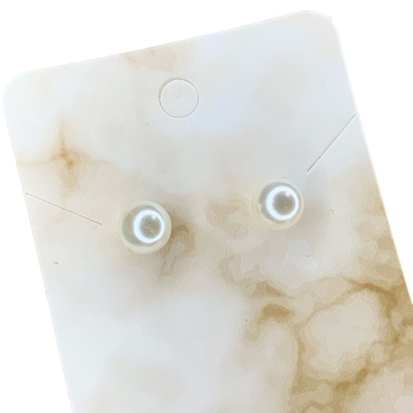 Pearl earring and diamond set - Picture 3 of 4